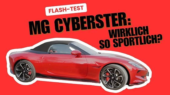 Video: Erster Test im MG Cyberster: Wie sportlich ist er wirklich?