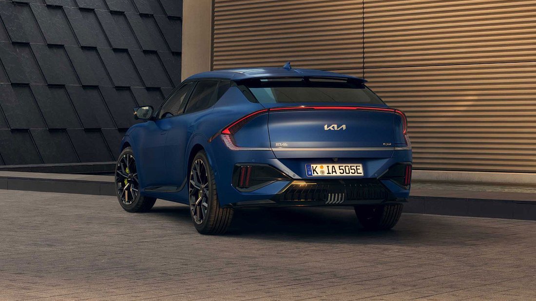 Фото Kia EV6 GT (2025-…) задняя часть под углом