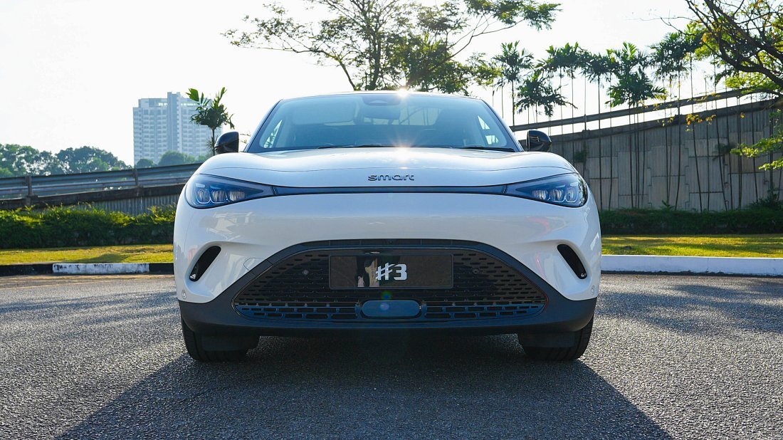 Smart #3 Premium (2024-…) передняя часть, решетка радиатора, фары, бампер, экстерьер