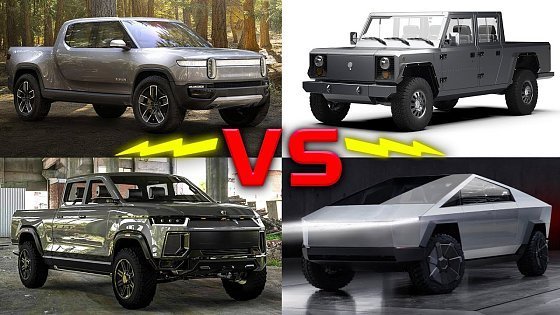 Video: Future Electric Trucks Full Comparison // Tesla, Rivian, Atlis, Bollinger