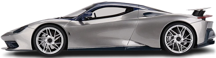 Side view photo of Pininfarina Battista (2022-...) on transparent background