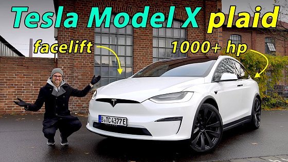 Video: 2023 Tesla Model X plaid driving REVIEW - the almost flying EV SUV ?