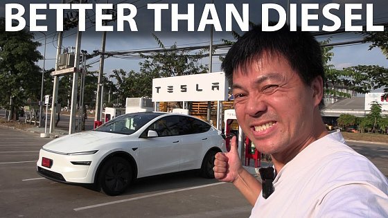 Video: Tesla Model Y LR RWD Bangkok challenge