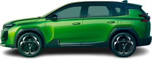 Side view photo of Citroën C5 Aircross Long Range (2025-…) on transparent background