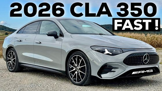 Video: 2026 Mercedes CLA 350 4MATIC First Drive | 0-60 in 4.04s, Ultra Fast Charging & Real Range