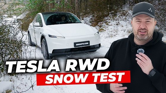 Video: Can a RWD Tesla handle the snow? | Model Y Juniper Standard