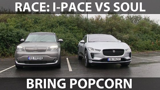Video: Race between Jaguar I-Pace and Kia Soul EV