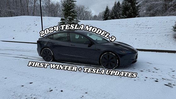 Video: My First Official Winter With The 2024 Tesla Model 3 LR AWD & Tesla Updates!