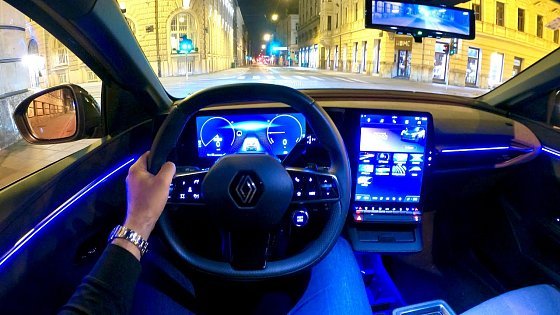 Video: RENAULT MEGANE 2023 - NIGHT POV test drive (PURE DRIVING) E-TECH 160kW