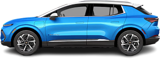 Side view photo of Chevrolet Equinox EV FWD (2024-…) on transparent background
