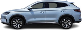 Side view photo of BYD Seal U Comfort (2024-...) on transparent background