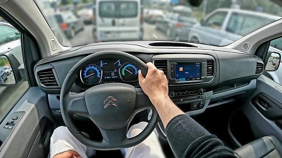 Video: 2022 Citroen e-Jumpy Live [ EV electric engine 136hp ] | POV Test Drive