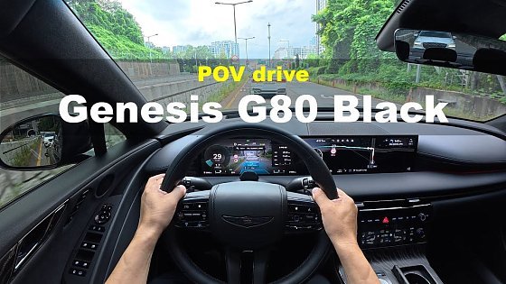 Video: 2026 Genesis G80 Black 3.5T-GDi AWD POV drive