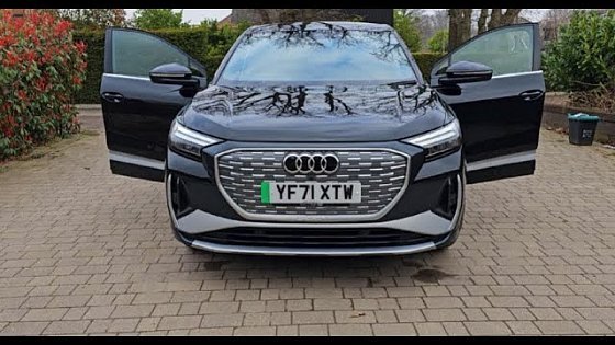 Video: The Audi Q4 35 e-tron S-Line Sportback Electric - Interior And Exterior Review