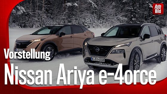 Video: Nissan Ariya e-4ORCE (2024) | Wie gut ist der Allradantrieb? | Vorstellung mit Conny Poltersdorf