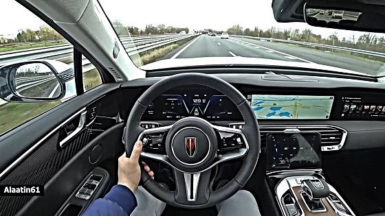 Video: The NEW HONGQI E HS9 SUV 2023 POV Test Drive
