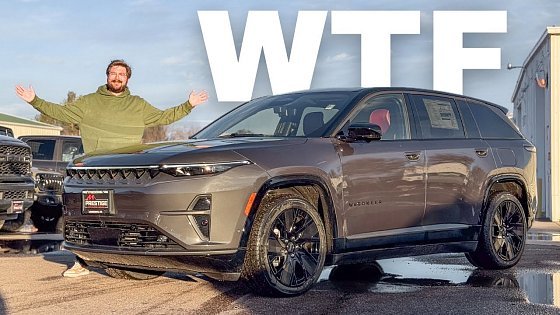Video: I Drive The Electric Jeep Wagoneer For The First Time! Impressively Terrible Drivetrain Tuning