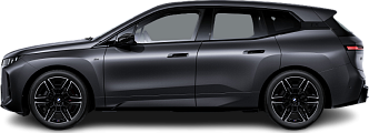 Side view photo of BMW iX M70 xDrive (2025-...) on transparent background
