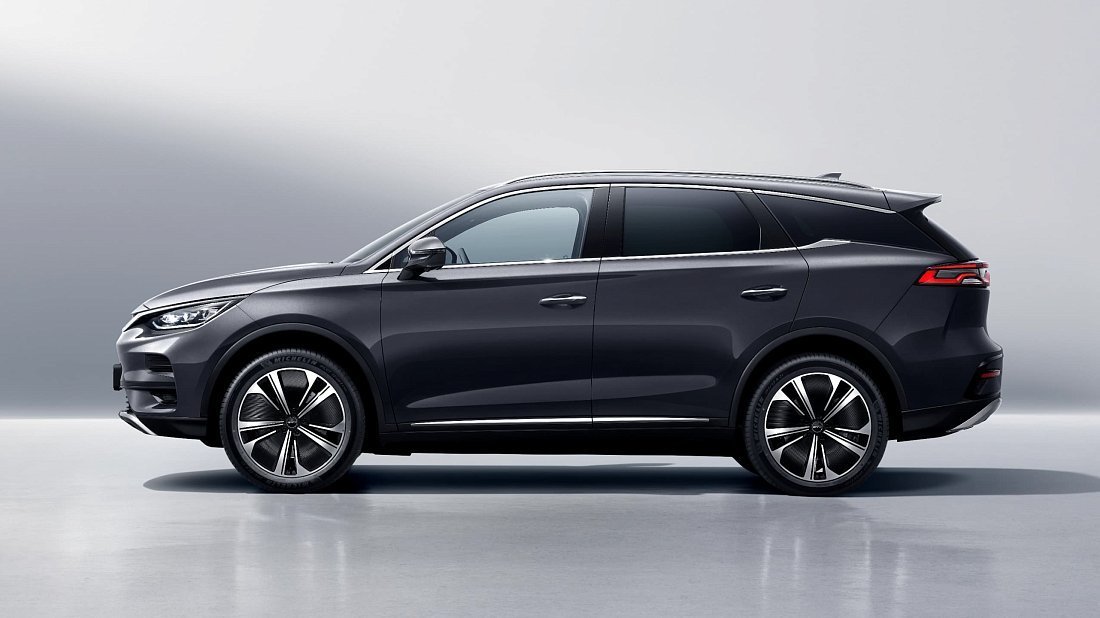 BYD Tang Flagship (2024-…) вид сбоку, силуэт, двери, колеса, экстерьер