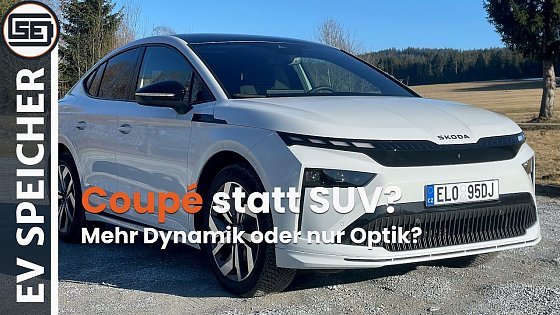 Video: Škoda Enyaq Coupé 85 im Test: Fahrgefühl & Unterschiede zum SUV (Facelift)
