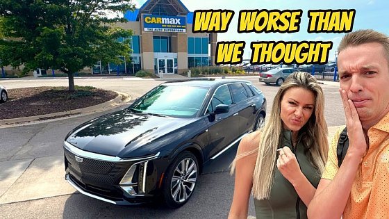 Video: We took our Cadillac Lyriq to Carmax for an appraisal, and the deprecation is BRUTAL!