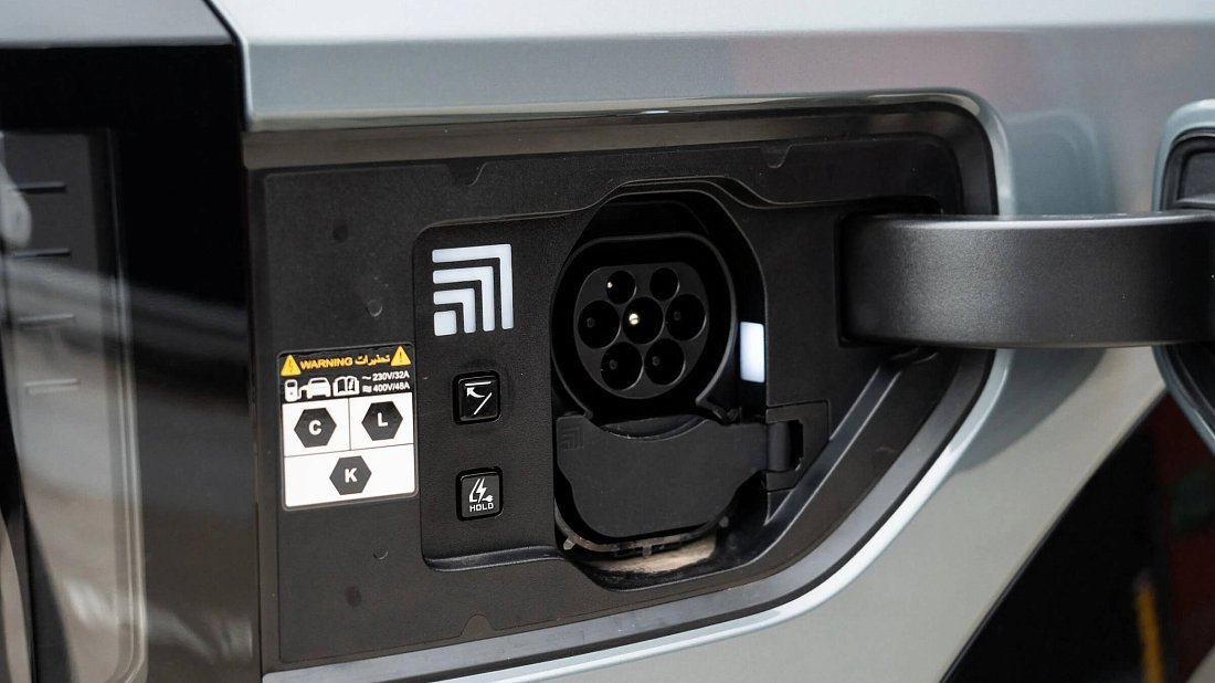 Kia EV9 Standard Range RWD (2023-…) порт для зарядки (Европа), зарядка, разъем, штекер, коннектор