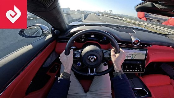 Video: POV Maserati GranCabrio Folgore | Walkaround, Interior, Driving, Charging, highway