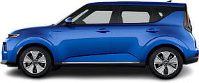 Side view photo of Kia Soul EV Standard Range (2020-…) on transparent background