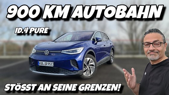 Video: BASIS AKKU! VW ID.4 Pure erste Langstrecke im Winter. #ev #vw