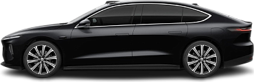 Side view photo of NIO ET7 Long Range (2022-…) on transparent background