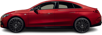 Side view photo of Mercedes CLA 250+ (2025-...) on transparent background