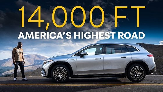 Video: NEW Mercedes EQS SUV TESTED on America's HIGHEST Road! | 4K