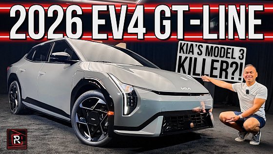 Video: The 2026 Kia EV4 GT-Line Is A Distinctively Styled Electric Sedan For The Masses