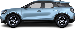 Side view photo of Ford Explorer EV Extended Range AWD (2024-…) on transparent background