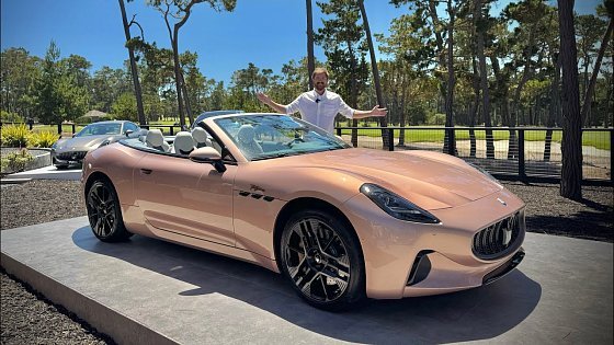 Video: I Drive The Electric Maserati GranCabrio Folgore For The First Time! A $200,000 EV Convertible