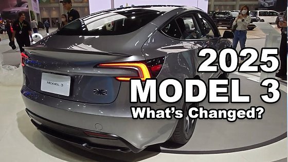 Video: The 2025 Tesla Model 3 Just Got Better! New Tires, Cameras, and More Features!