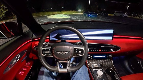 Video: 2026 Genesis GV70 3.5T Sport Prestige - POV Night Drive (Binaural Audio)