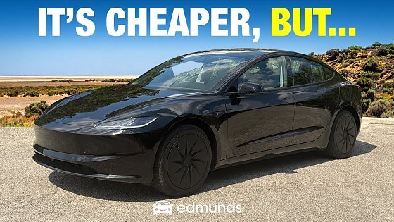 Video: FIRST REVIEW: Tesla Model 3 Standard | How Does the Cheaper Model 3 Hold Up on the Road?