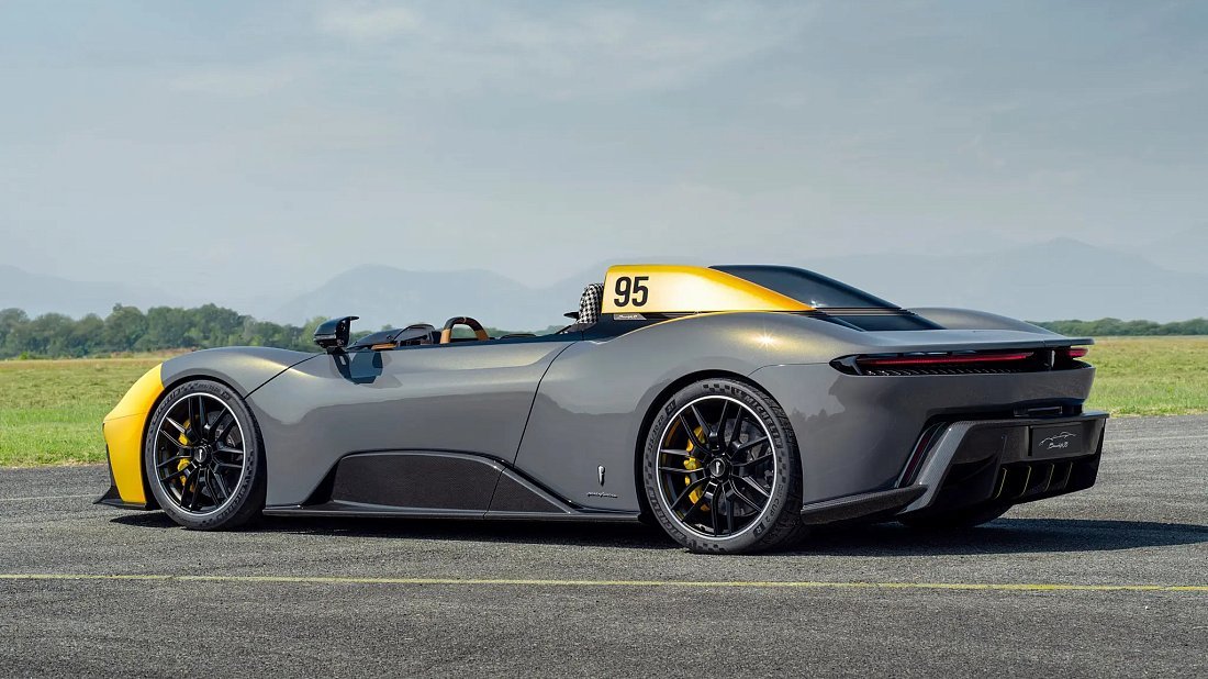 Pininfarina B95 (2025-...) задняя часть в три четверти, вид в три четверти, диагональ, экстерьер