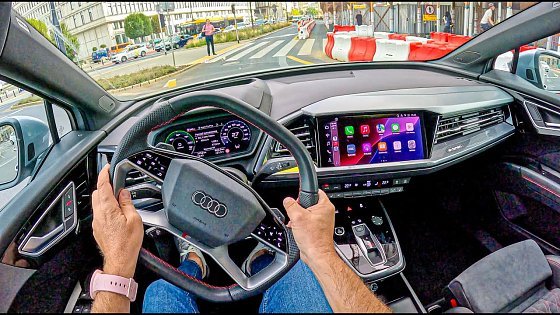 Video: Audi Q4 e-tron Sportback 55 (quattro 340 hp) | POV Test Drive #2533 Joe Black