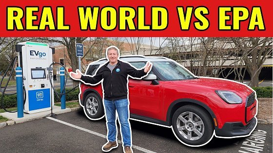 Video: Range Test: How Far Will The 2025 MINI Countryman SE All4 Go At Highway Speeds?