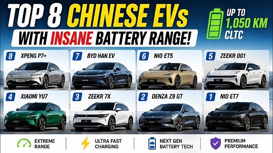 Video: The Longest-Range Chinese Electric Cars of 2026!