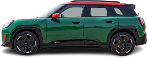 Side view photo of Mini Aceman JCW (2024-…) on transparent background