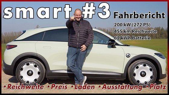 Video: smart #3 Premium im Test - Größer als der #1 Und was noch? | Reichweite Laden Preis Review Deutsch
