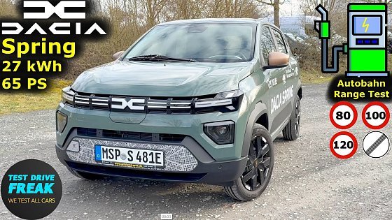 Video: 2025 Dacia Spring Extreme 65 ⚡ 65 PS TEST DRIVE | Electric Consumption & Range I Performance