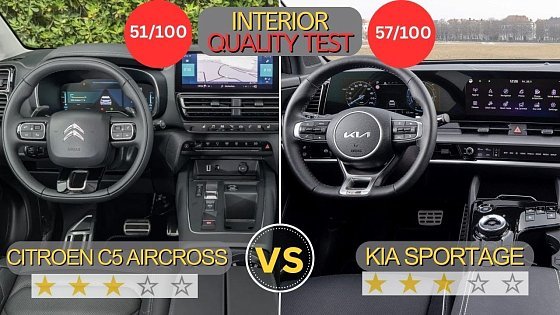 Video: Citroen C5 Aircross Vs Kia Sportage (2025) | Quality, Practicality and luggage test!