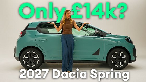 Video: Are CHEAP EVs getting good? NEW Dacia Spring Revealed!