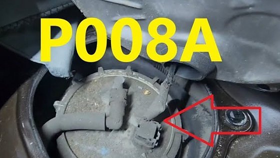 Video: Causes and Fixes P008A Code: Low Pressure Fuel System Pressure – Too Low