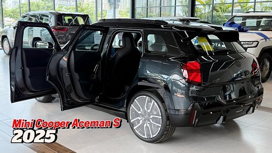 Video: All-New Mini Cooper Aceman S ( 2025 ) - Super Useful Small EV Hatchback | Exterior Interior Battery