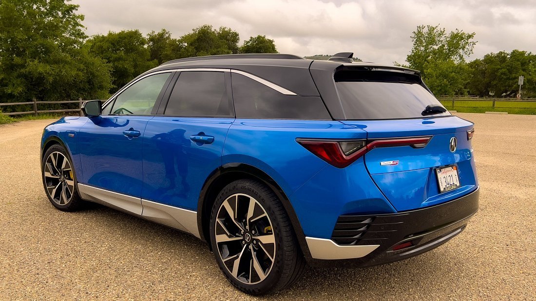 Acura ZDX Type S AWD (2024-…) задняя часть в три четверти, вид в три четверти, диагональ, экстерьер